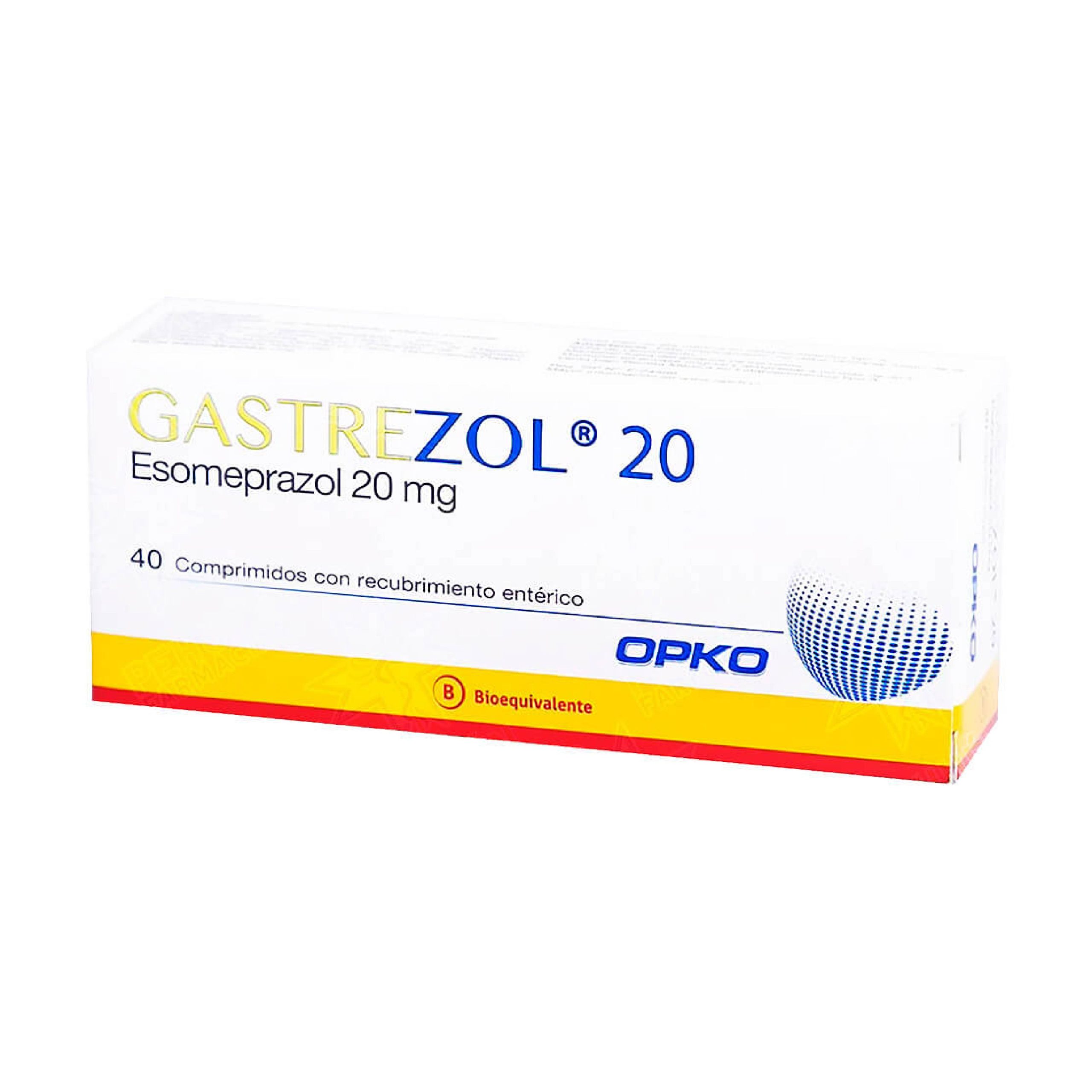 Gastrezol 20 Esomeprazol 20 Mg 40 Comprimidos