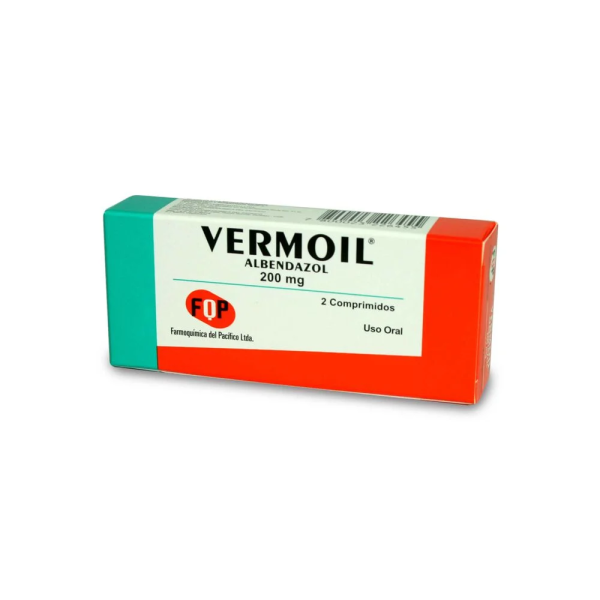 Vermoil Albendazol 200 mg 2 Comprimidos 