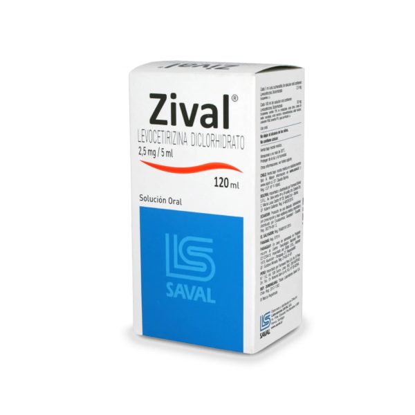 Zival Forte Levocetirizina 5 Mg5ml Solución Oral 120 Ml